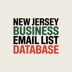 New Jersey Business Email List Database