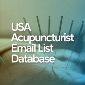 USA Acupuncturist Email List Database