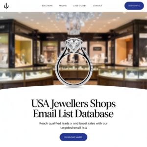 USA Jewellers Shops Email List Database