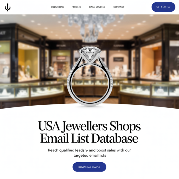 USA Jewellers Shops Email List Database