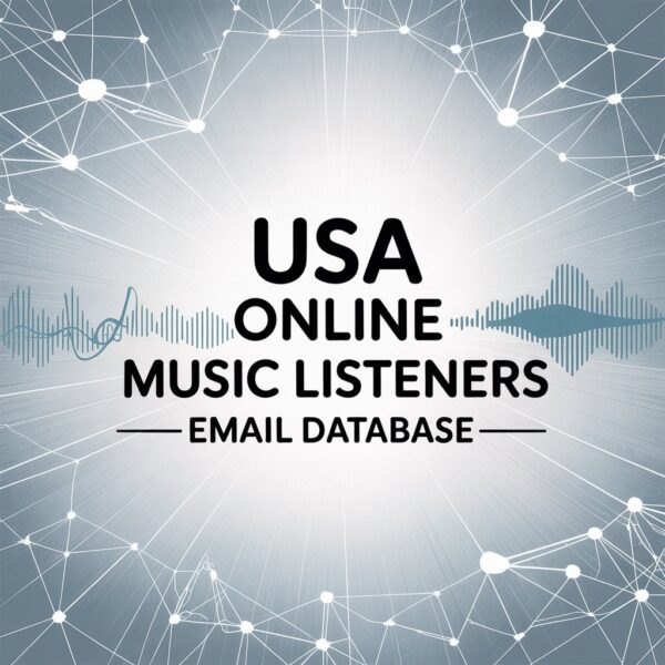 USA Online Music Listeners Email List Database