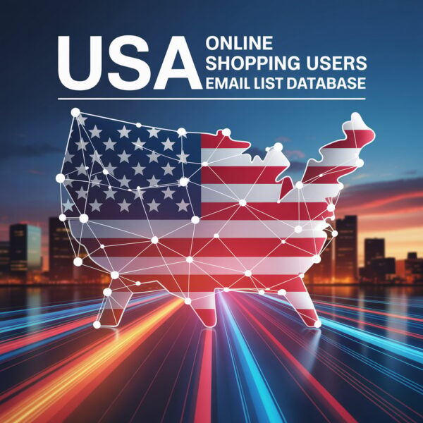 USA Online Shopping Users Email List Database