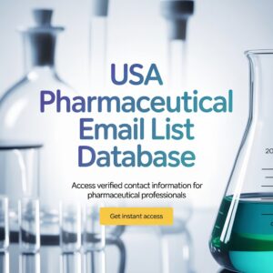 USA Pharmaceutical Email List Database