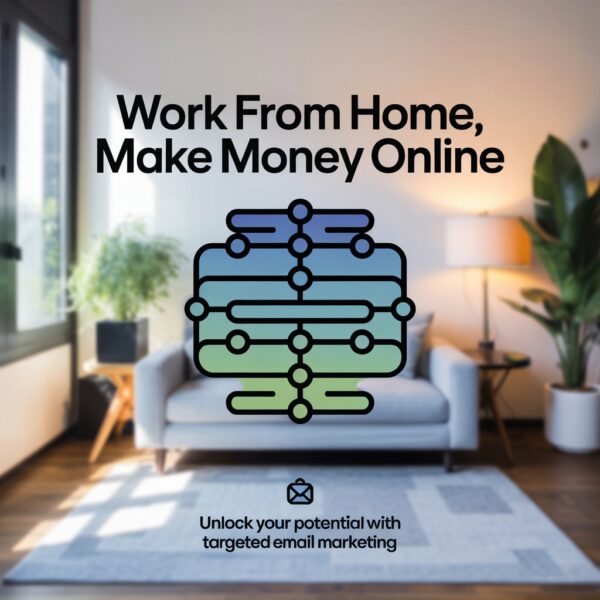 Work From Home, Make Money Online Users Email List Database