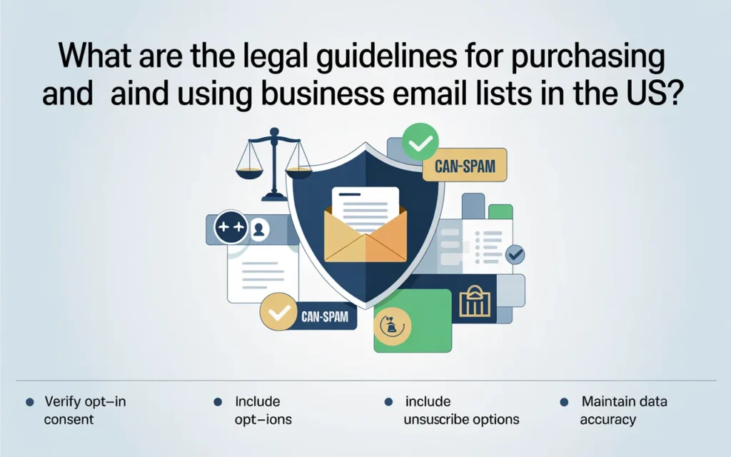What Are the Legal Guidelines for Purchasing and Using Business Email Lists in the US?